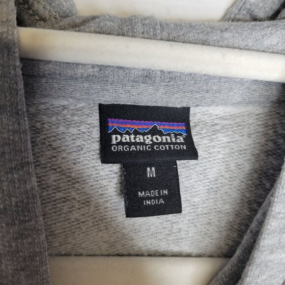 Patagonia Women's Medium Pullover Hoodie Sweatshirt Gray - Picture 3 of 4